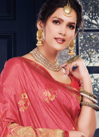 Hot Pink Wedding Designer Traditional Saree