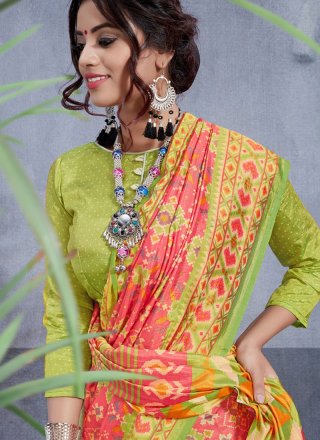 Multi Colour Art Silk Trendy Saree