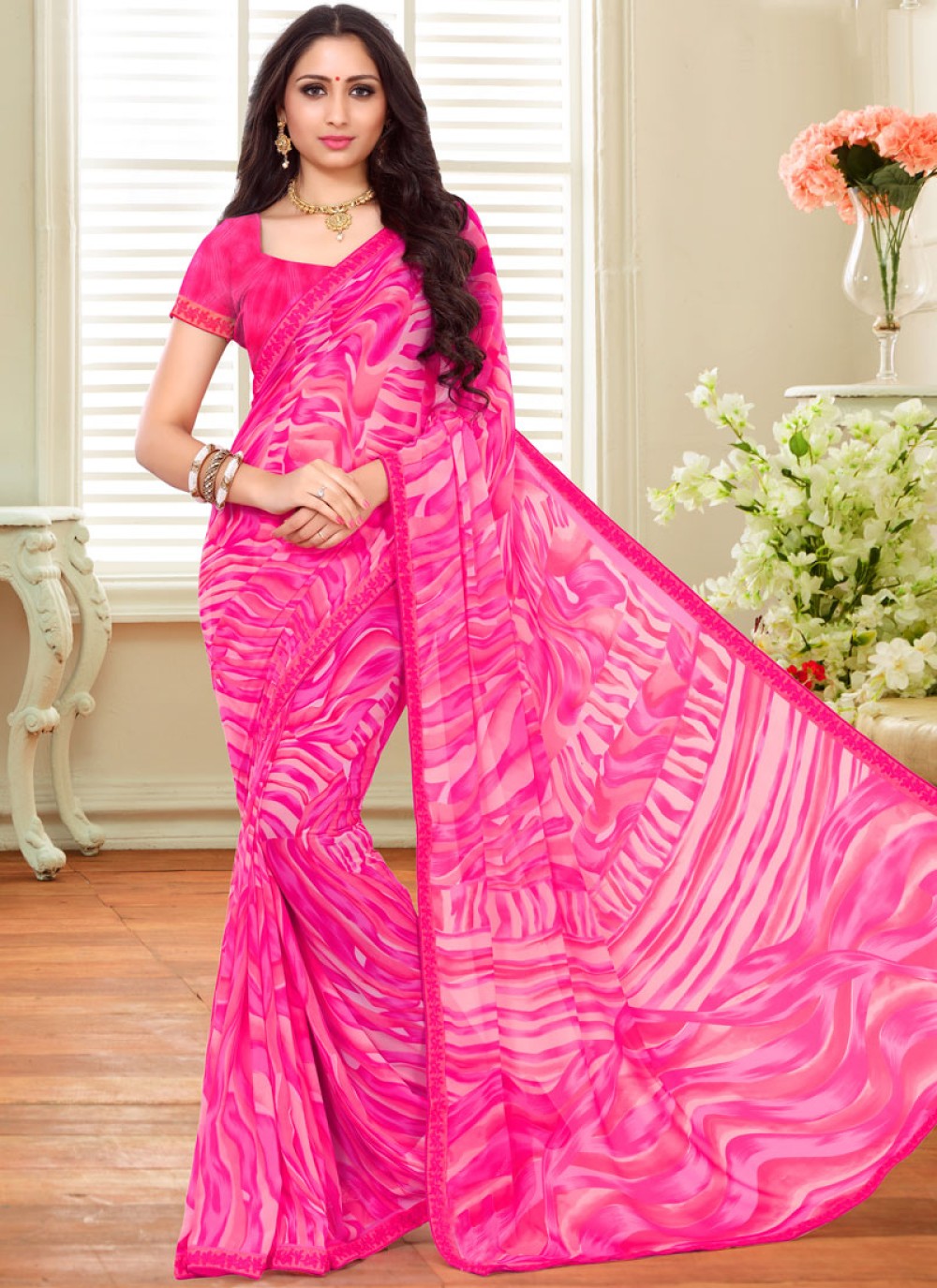 Multi Colour Casual Printed Saree
