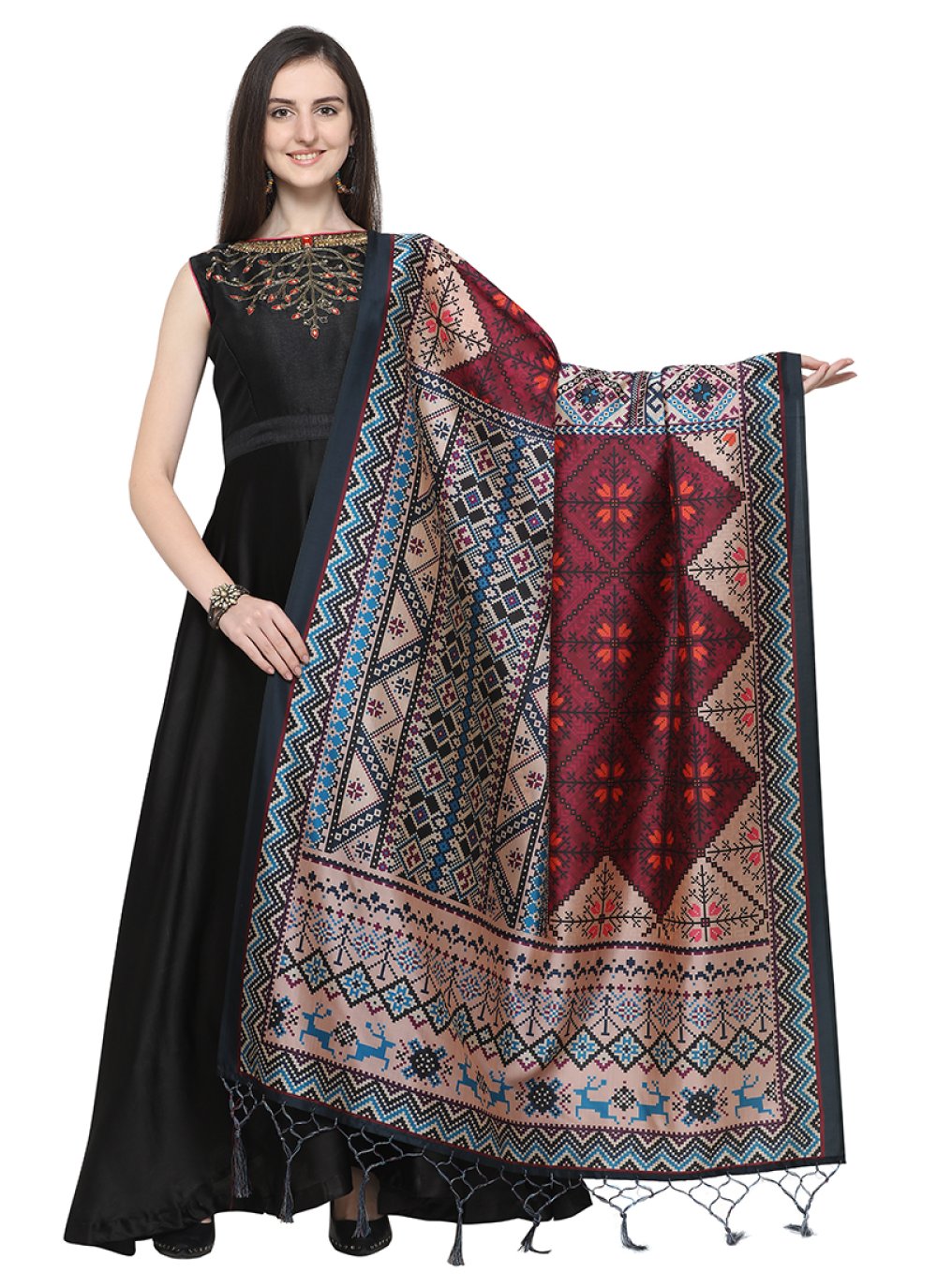 new stylish dupatta design