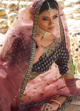 Multi Colour Silk Trendy Designer Lehenga Choli