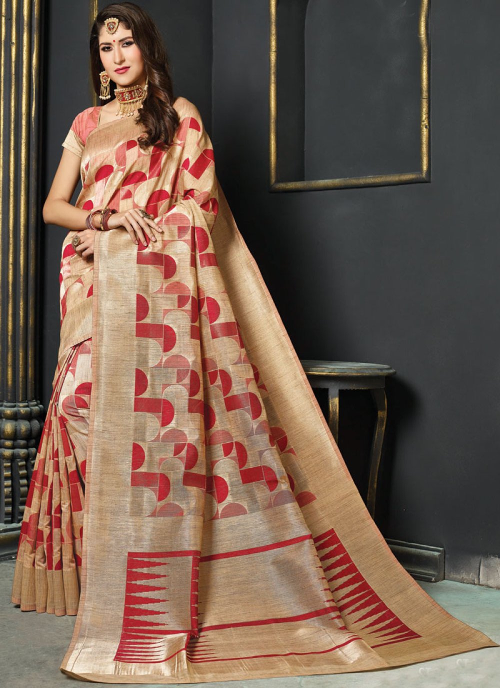 Multi Colour Weaving Art Silk Designer Traditional Saree