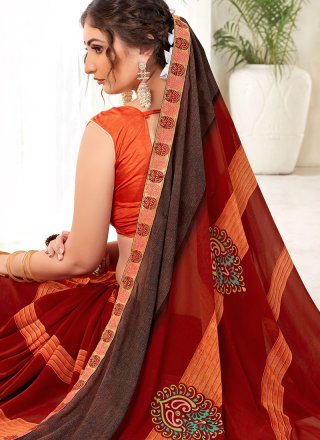 Multi Colour Weight Less Casual Printed Saree