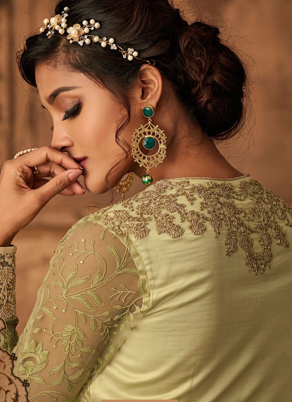 Top 20 Hairstyles That Look Perfect With Your Anarkali Dress - WomenXO
