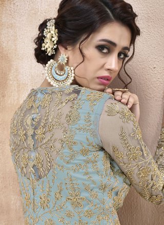 Net Wedding Floor Length Anarkali Suit