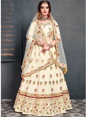 off white ghagra choli