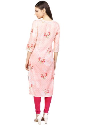 Pink Color Readymade Designer Suit