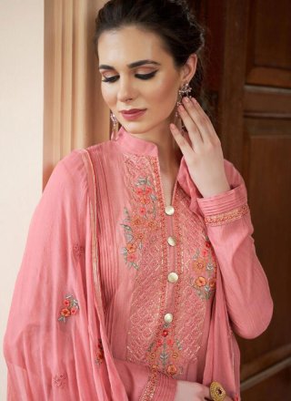 Pink Fancy Fabric Festival Designer Pakistani Suit