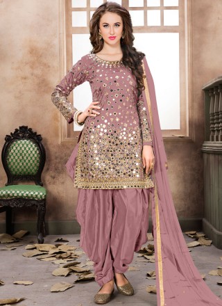 Red Bhagalpuri Silk Churidar Salwar Kameez | Velvet dress designs,  Pakistani dresses online, Churidar