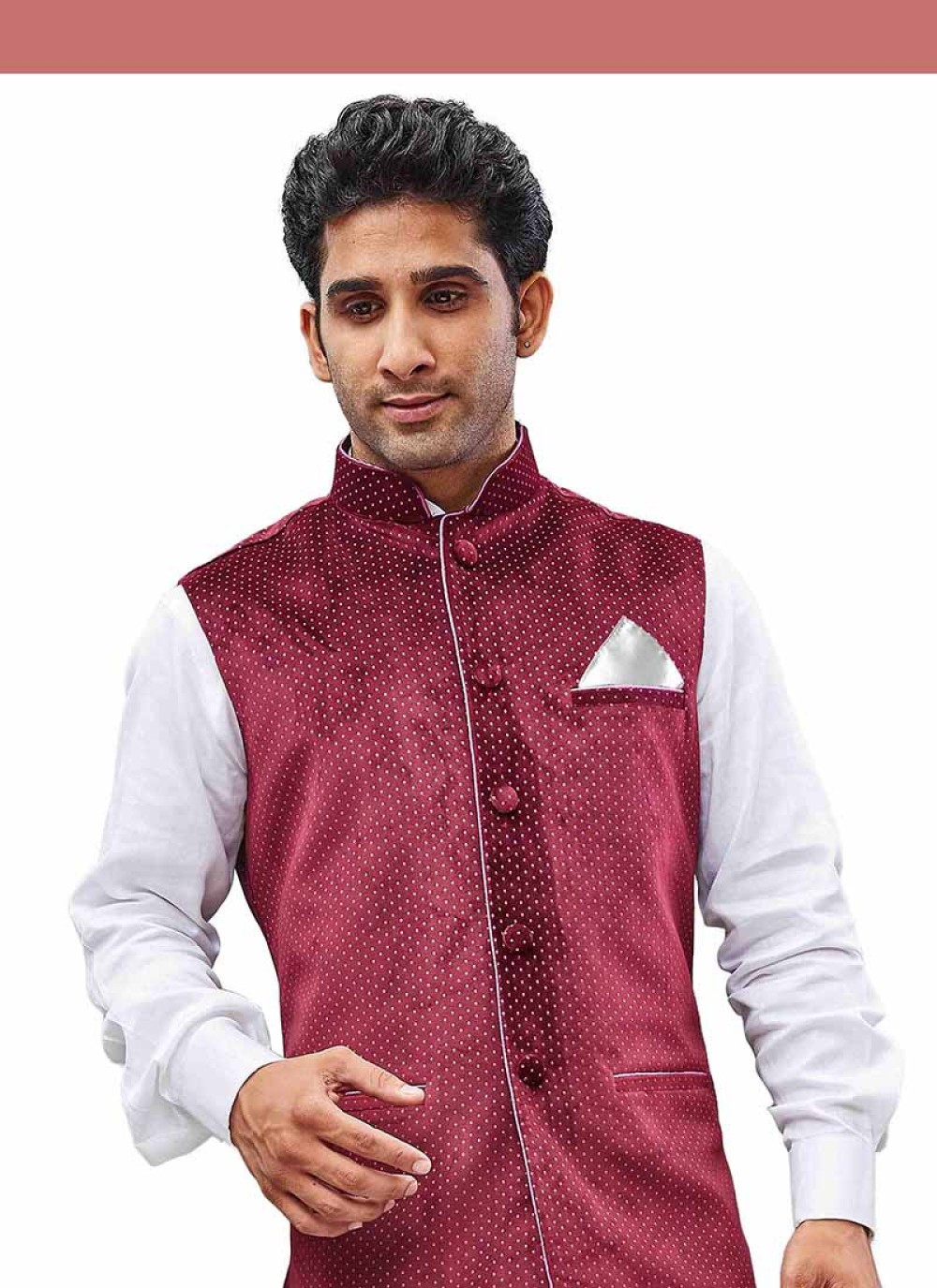 velvet nehru jacket