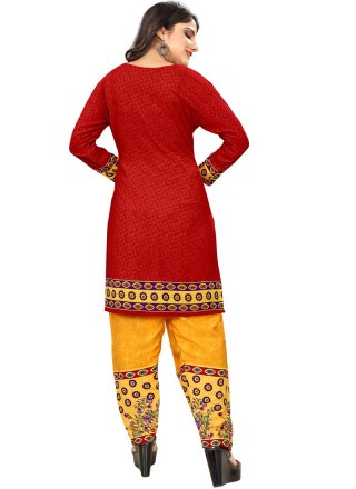 Printed Casual Punjabi Suit