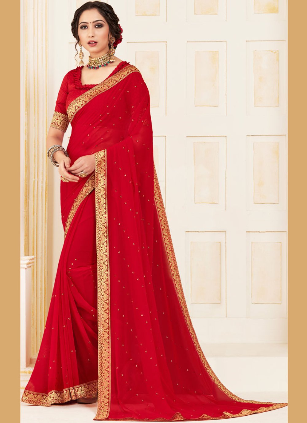saree for mehndi ceremony