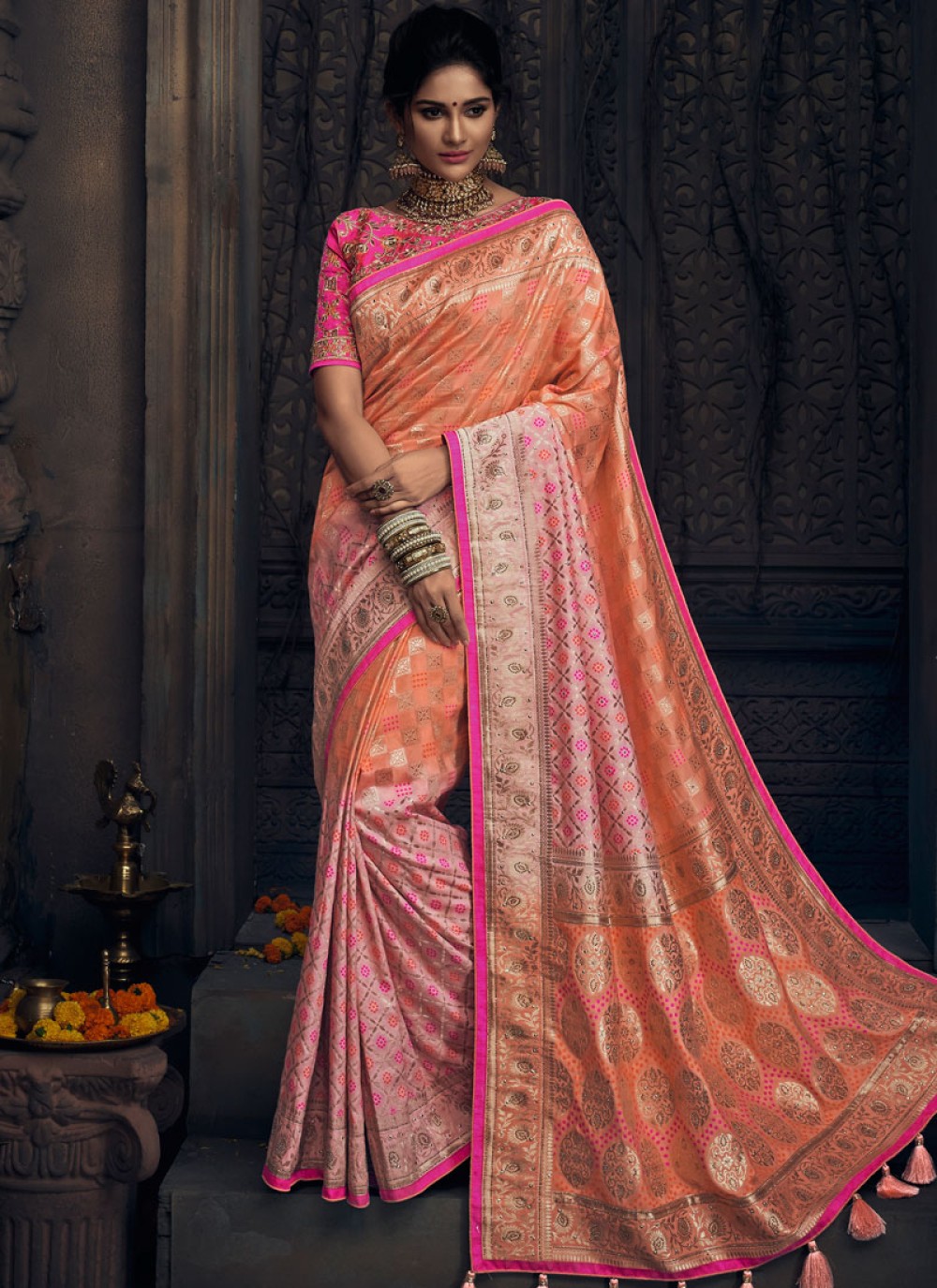 Resham Art Silk Designer Traditional Saree