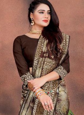 Silk Weaving Trendy Saree