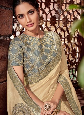 Thread Silk Designer Saree
