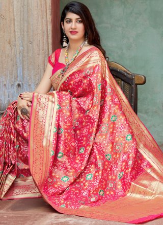 Tissue Weaving Silk Saree