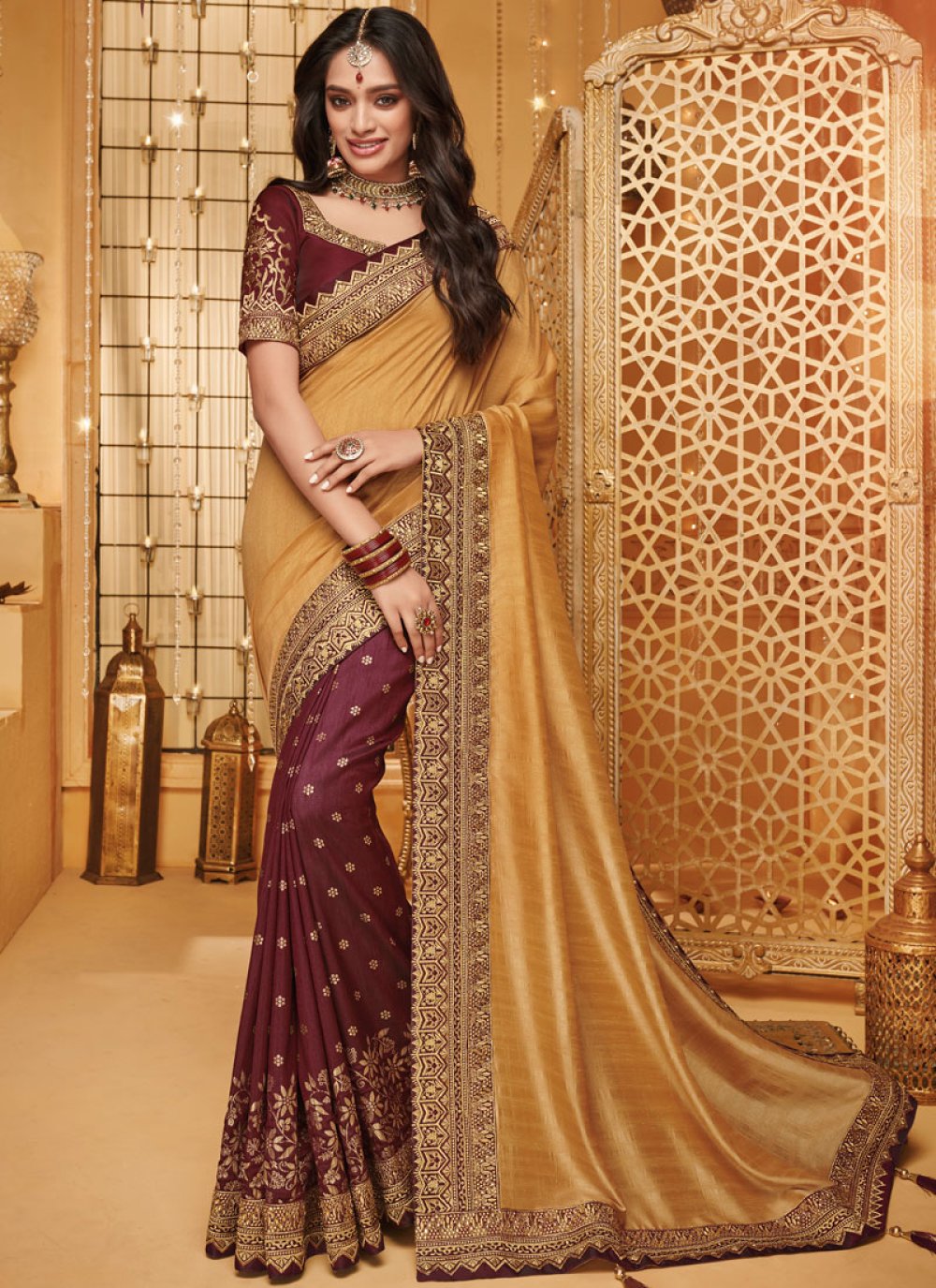 Modern Saree Look United Kingdom | March 2024