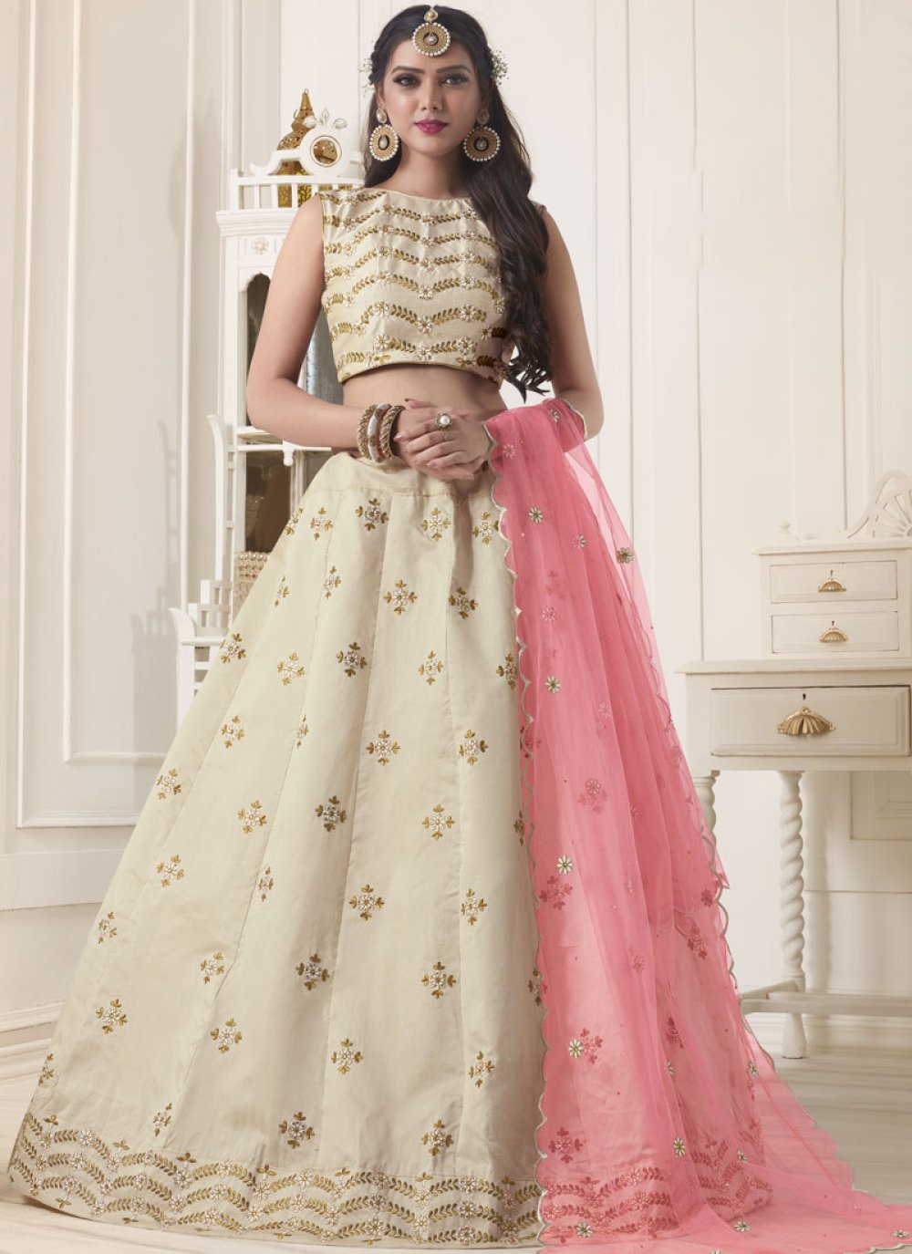 white lehenga choli designs