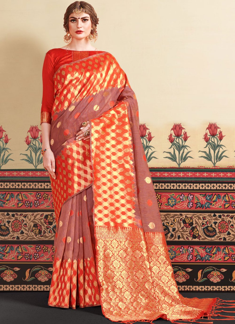 Woven Party Designer Traditional Saree