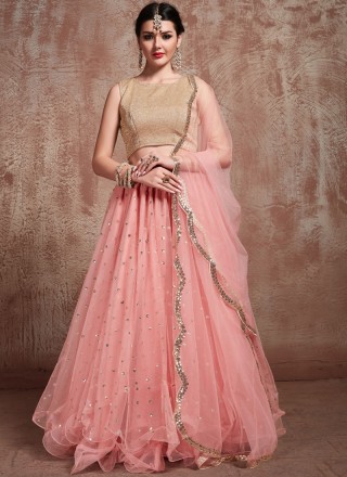Buy Raw Silk Reception Lehenga in Pink and Majenta With Resham Work 1747144  Online in India - Etsy