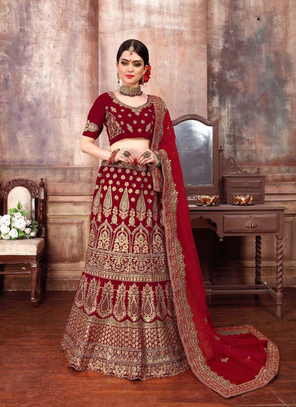 Buy Zari Wedding Designer Lehenga Choli Online New Arrivals