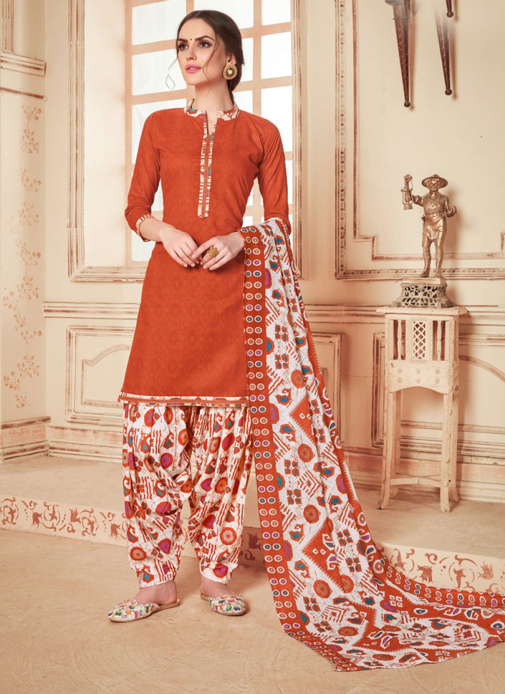 New Style Punjabi Suit Design || Printed Fabric Salwar Suit 2020 - YouTube
