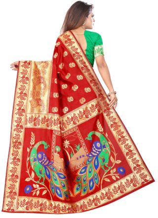 Art Silk Casual Traditional Saree