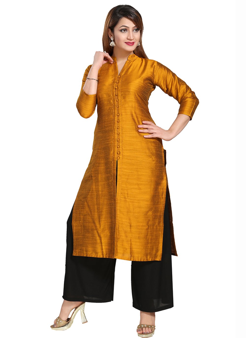 Shop Plain Silk Kurti Designs for Women Online from Indias Luxury  Designers 2023
