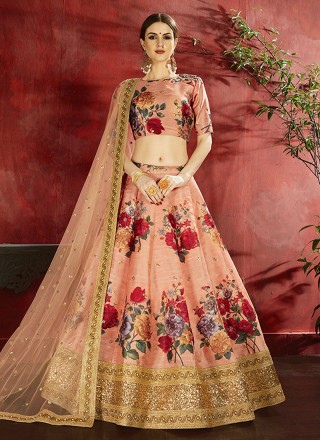 Girls Pink Gold-Toned Ready to Wear Brocade Lehenga Choli Dupatta With  Potli – DIVAWALK | Online Shopping for Designer Jewellery, Clothing,  Handbags in India