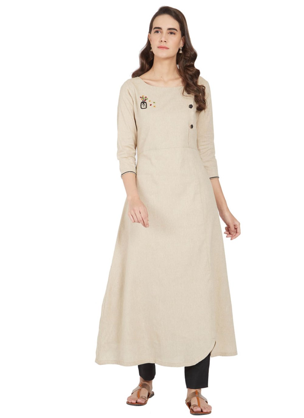 designer khadi kurtis