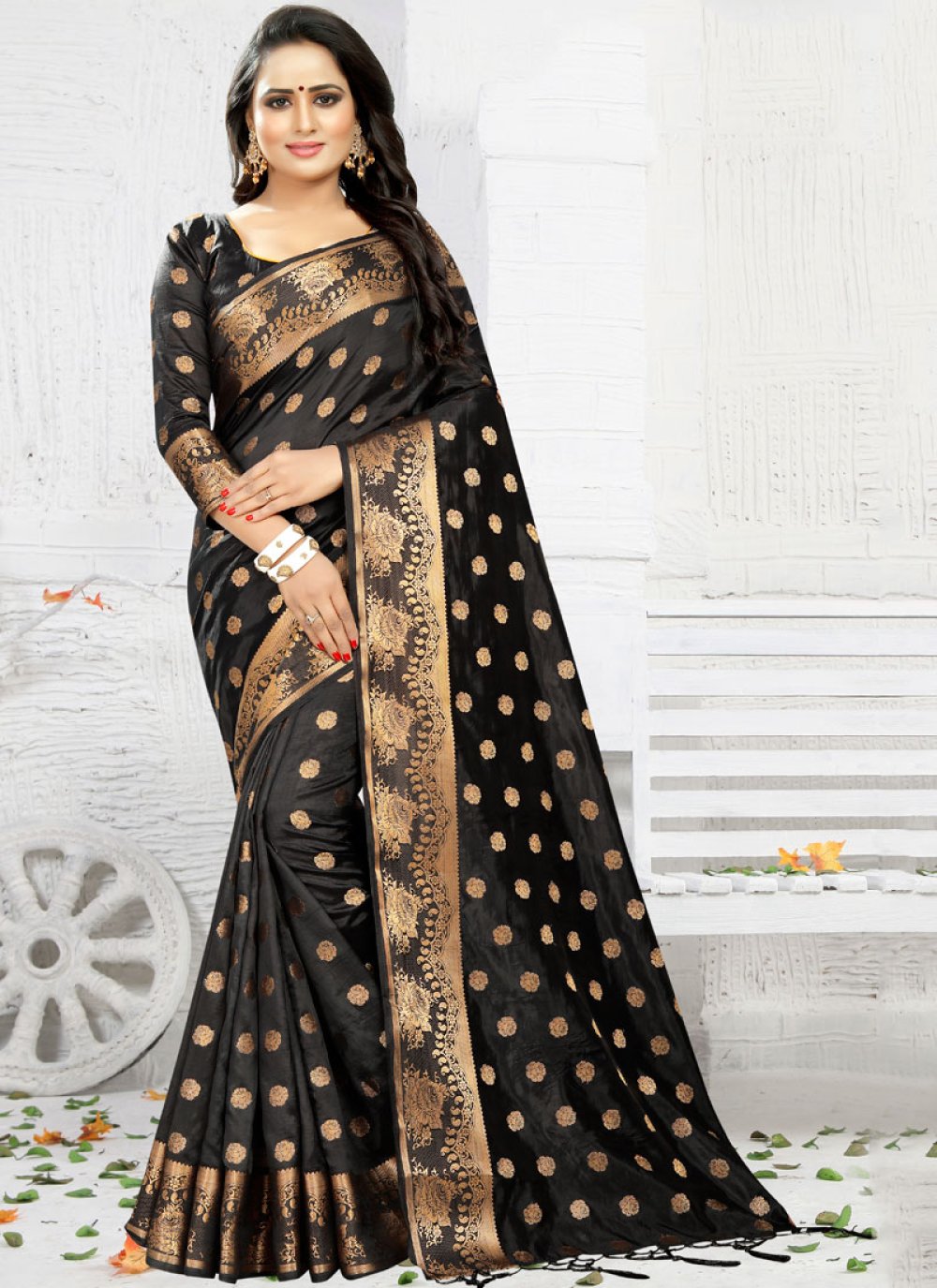 black party saree online