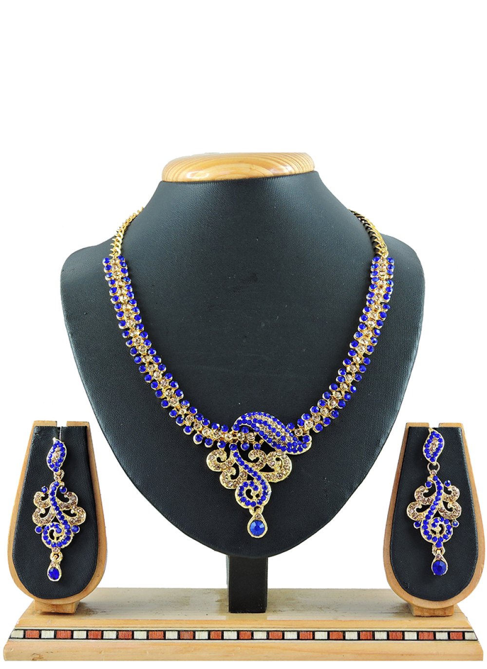 Blue Color Necklace Set buy online