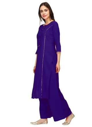 Blue Party Casual Kurti