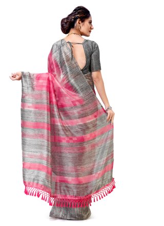 Cotton Silk Printed Casual Saree