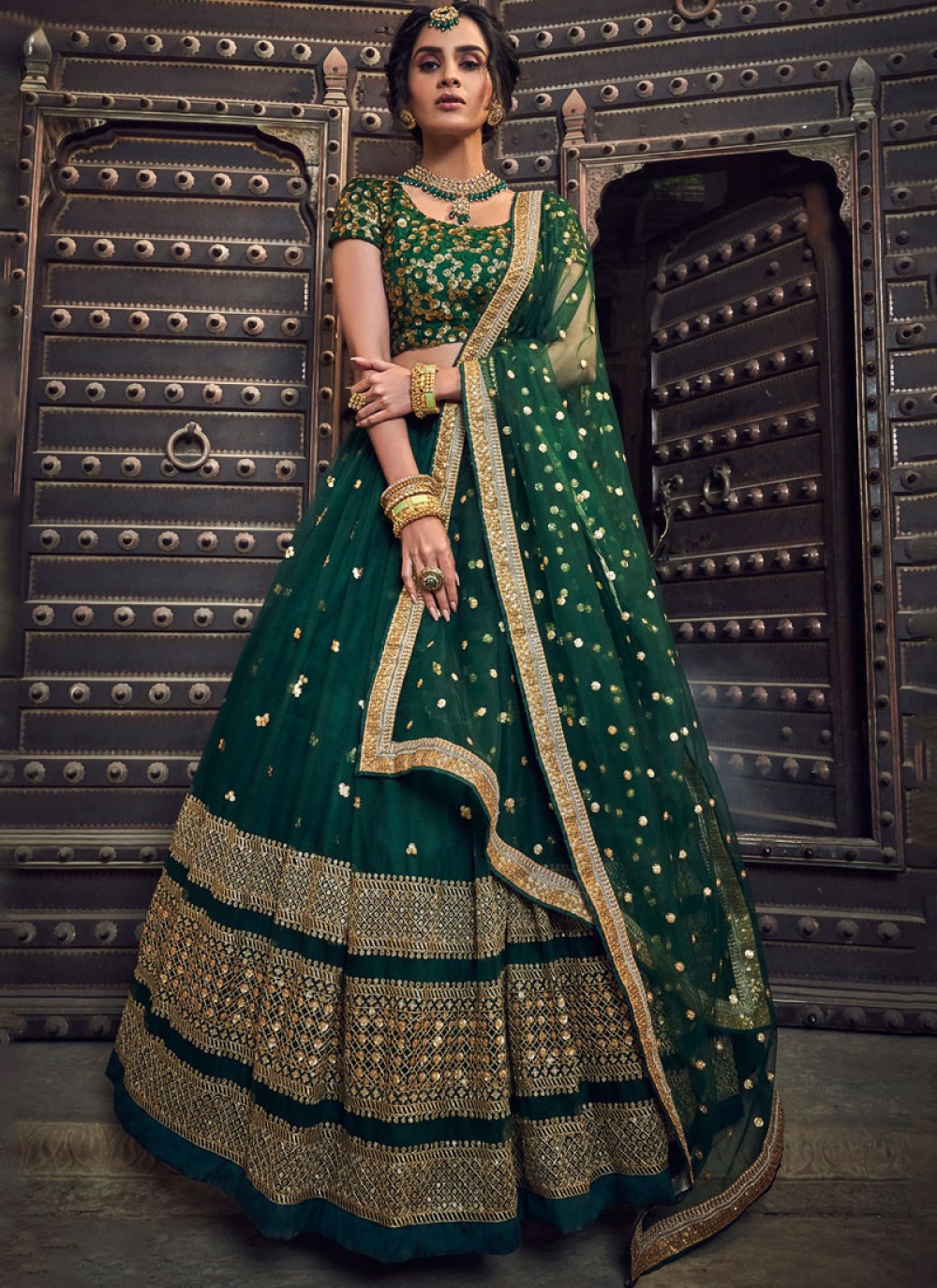 Beautiful Green Lehenga Designs For Every Kind Of Bride - K4 Fashion