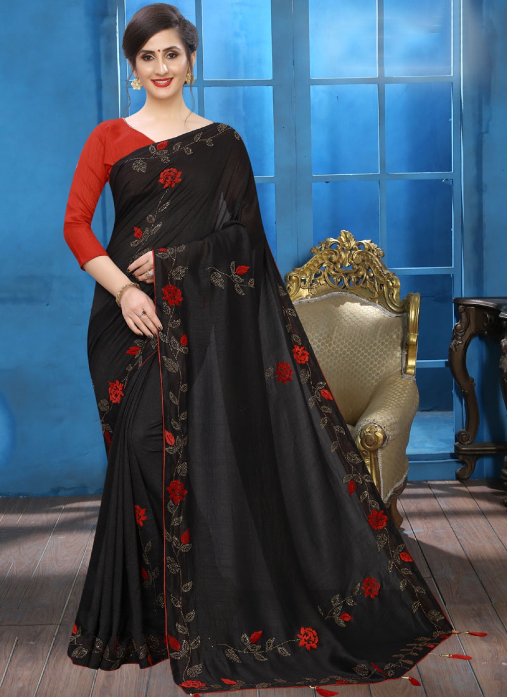 saree dressing designs