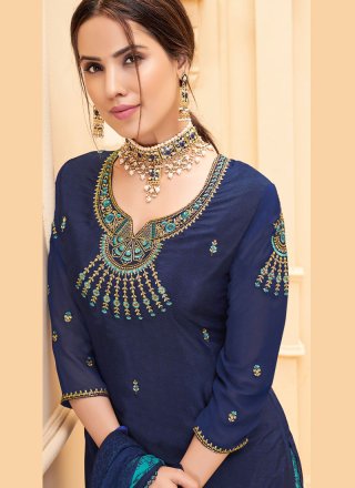 Embroidered Party Salwar Suit