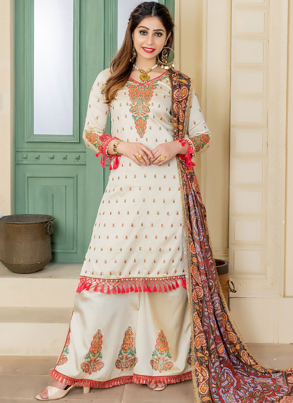 Embroidered party trendy palazzo salwar suit buy online  salwar kameez Embroidered party trendy palazzo salwar suit buy online  salwar kameez