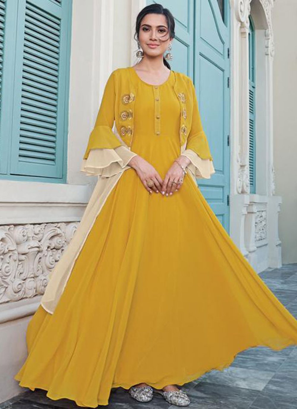 yellow gown online