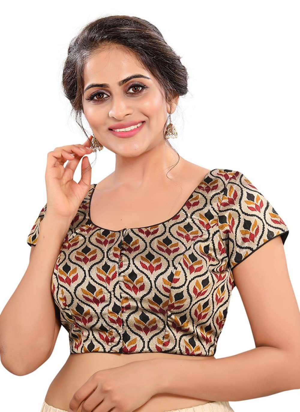 brocade blouse material online shopping