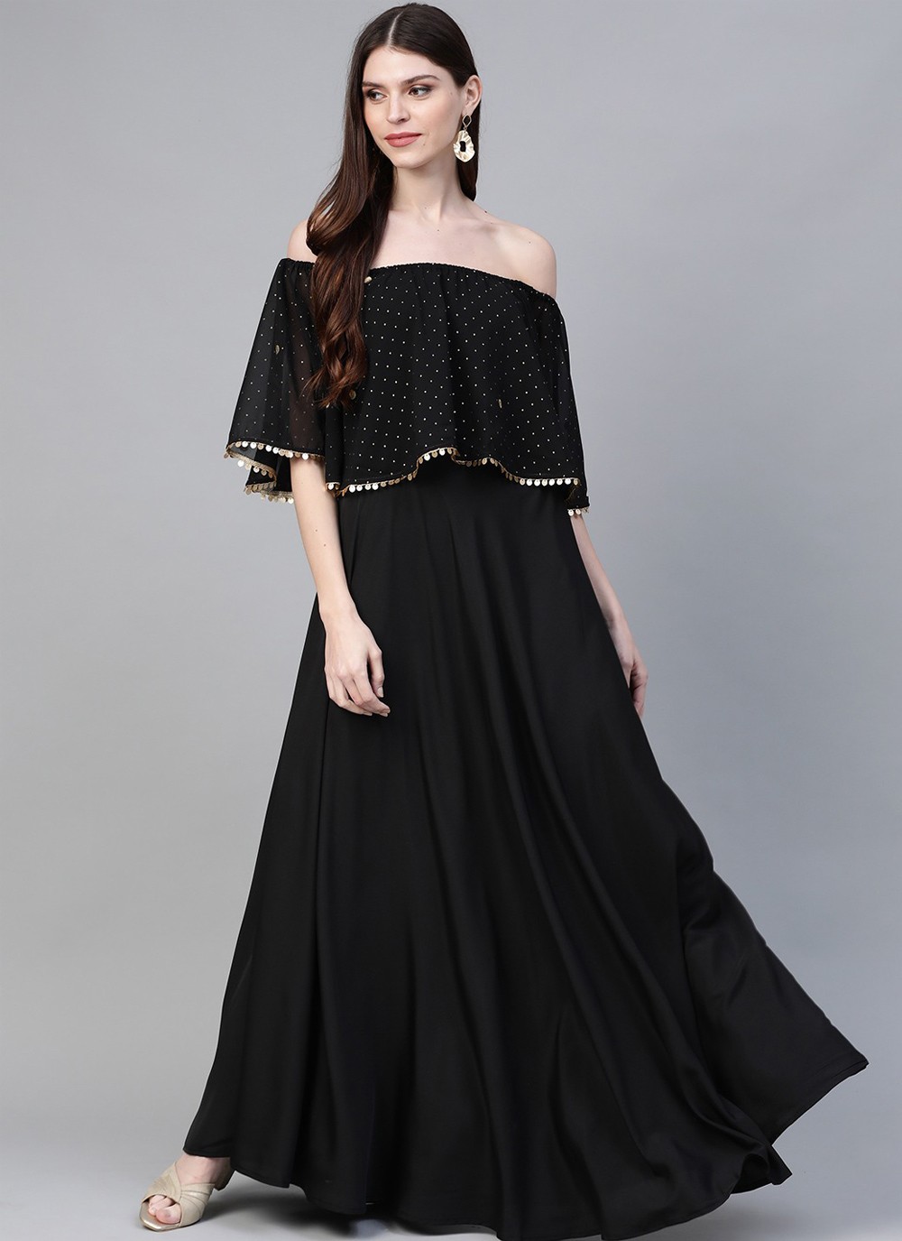 shoulderless kurti