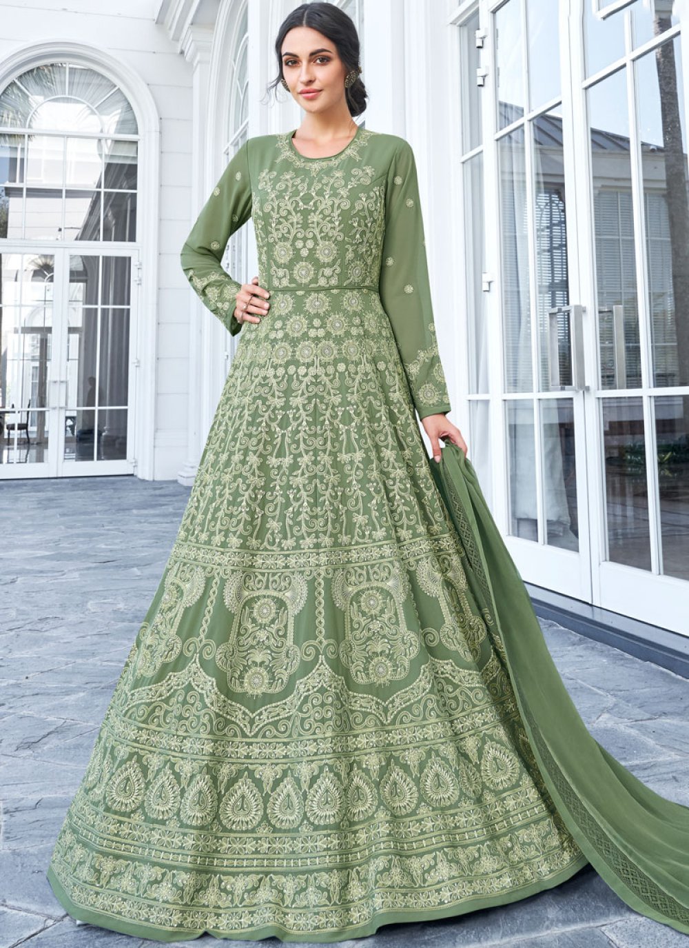 Anarkali Suits: Buy Designer Anarkali Suits Online - Aachho