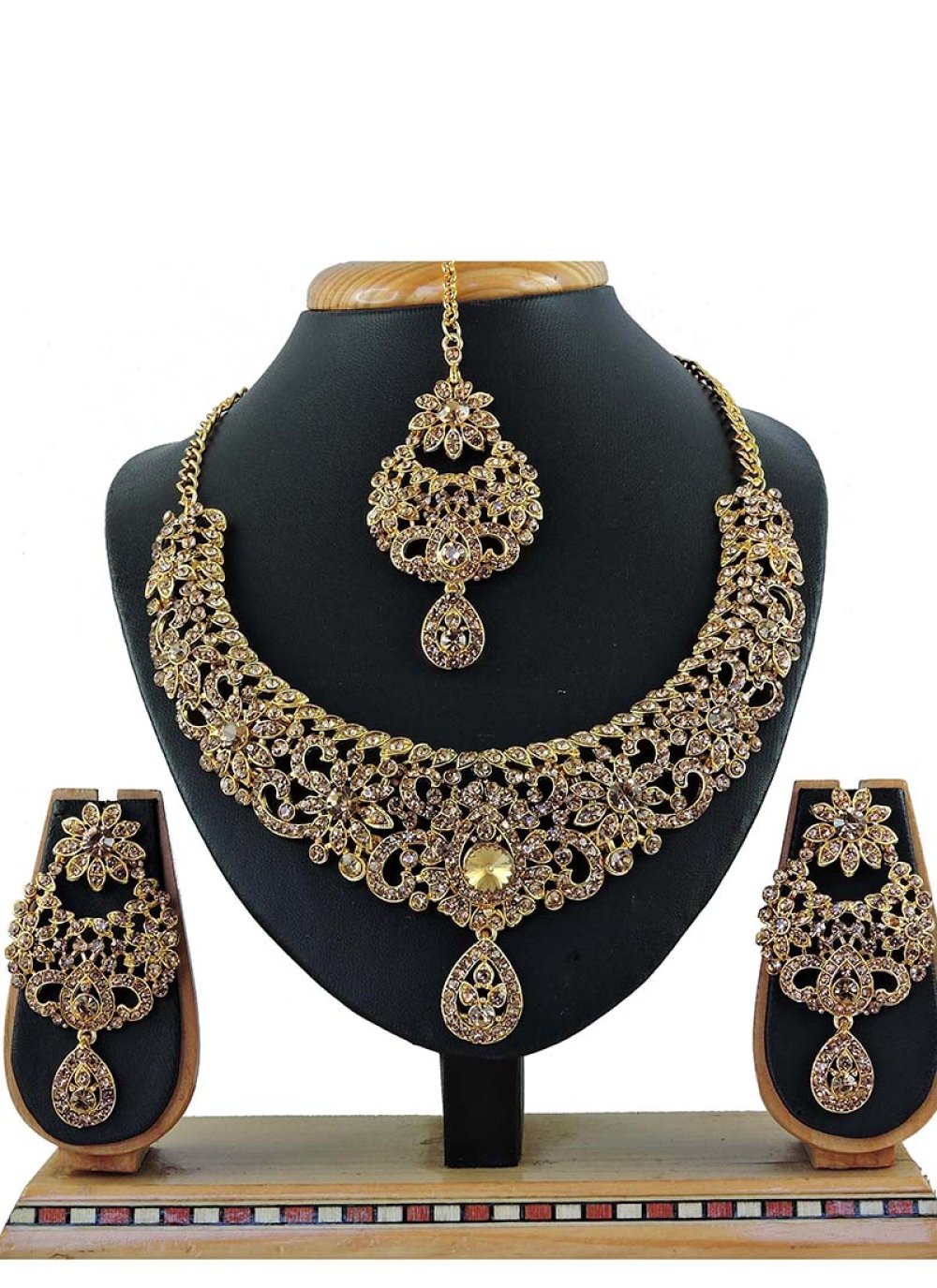 Gold Color Necklace Set Buy Online