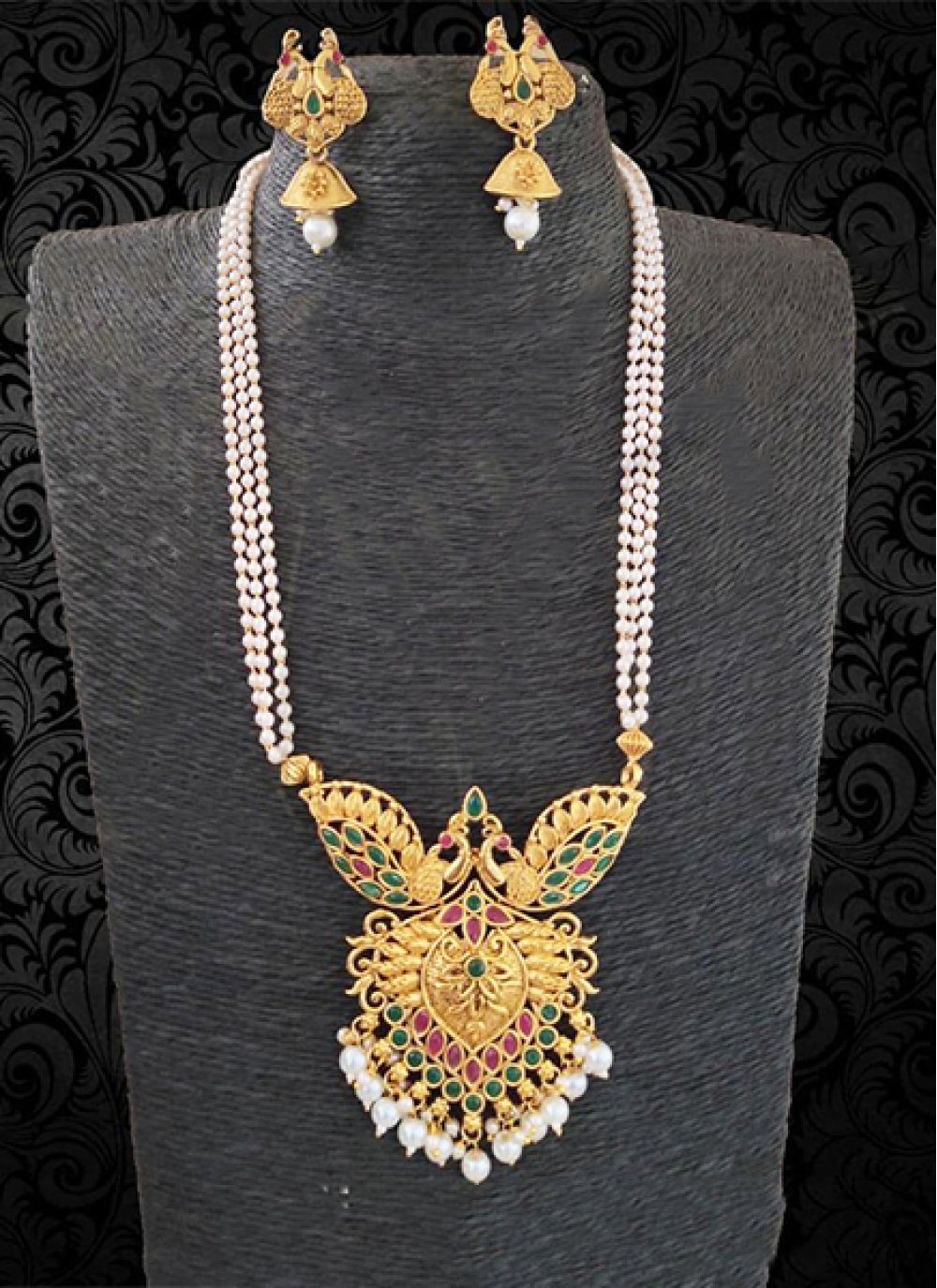 Buy Gold Engagement Pendant Set Online