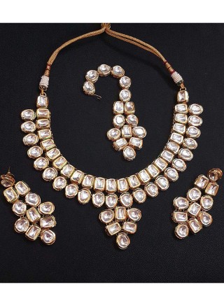 Gold Party Necklace Set