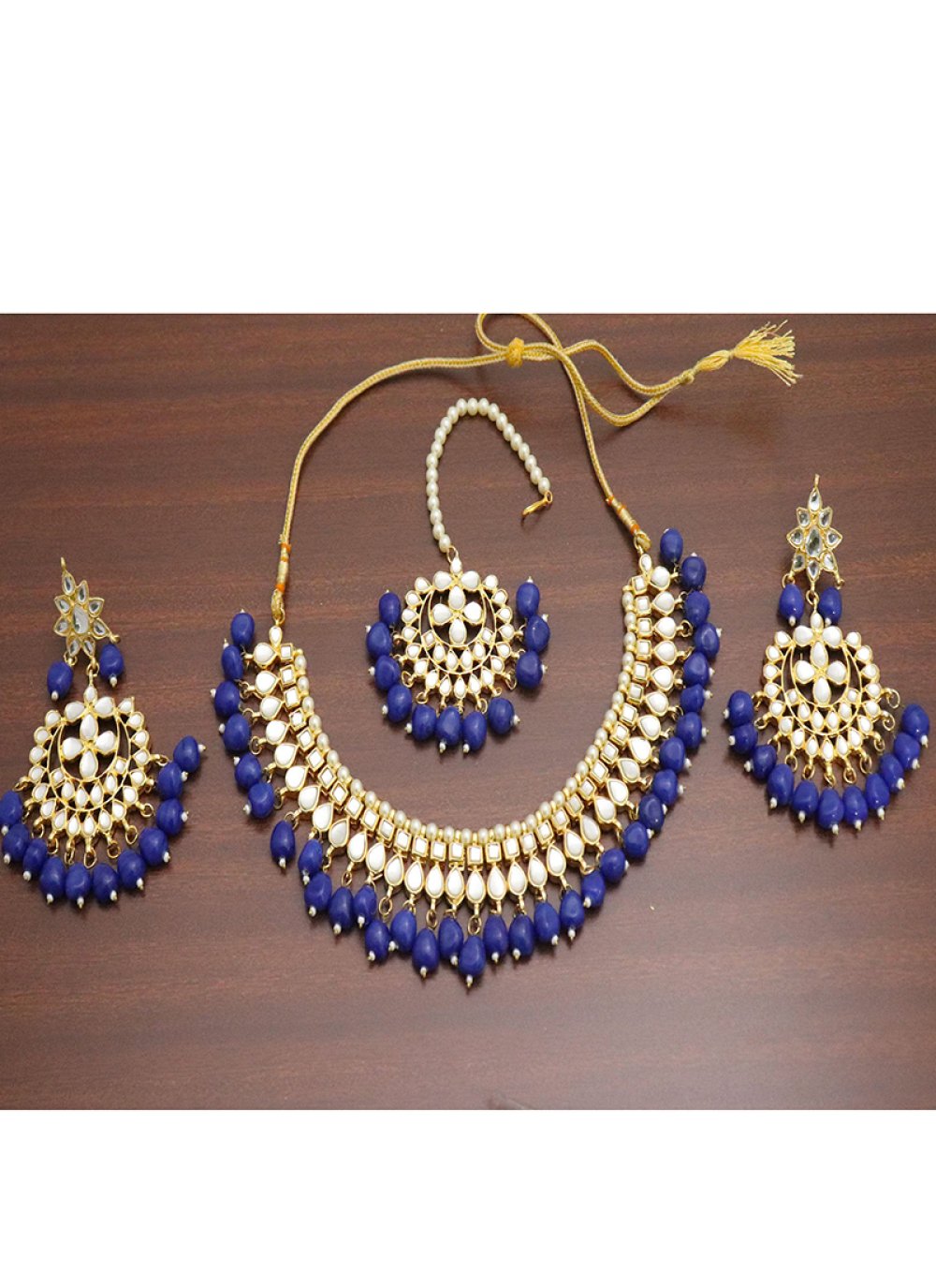 Yellow flower jewellery set for Haldi - Saubhagyavati.in