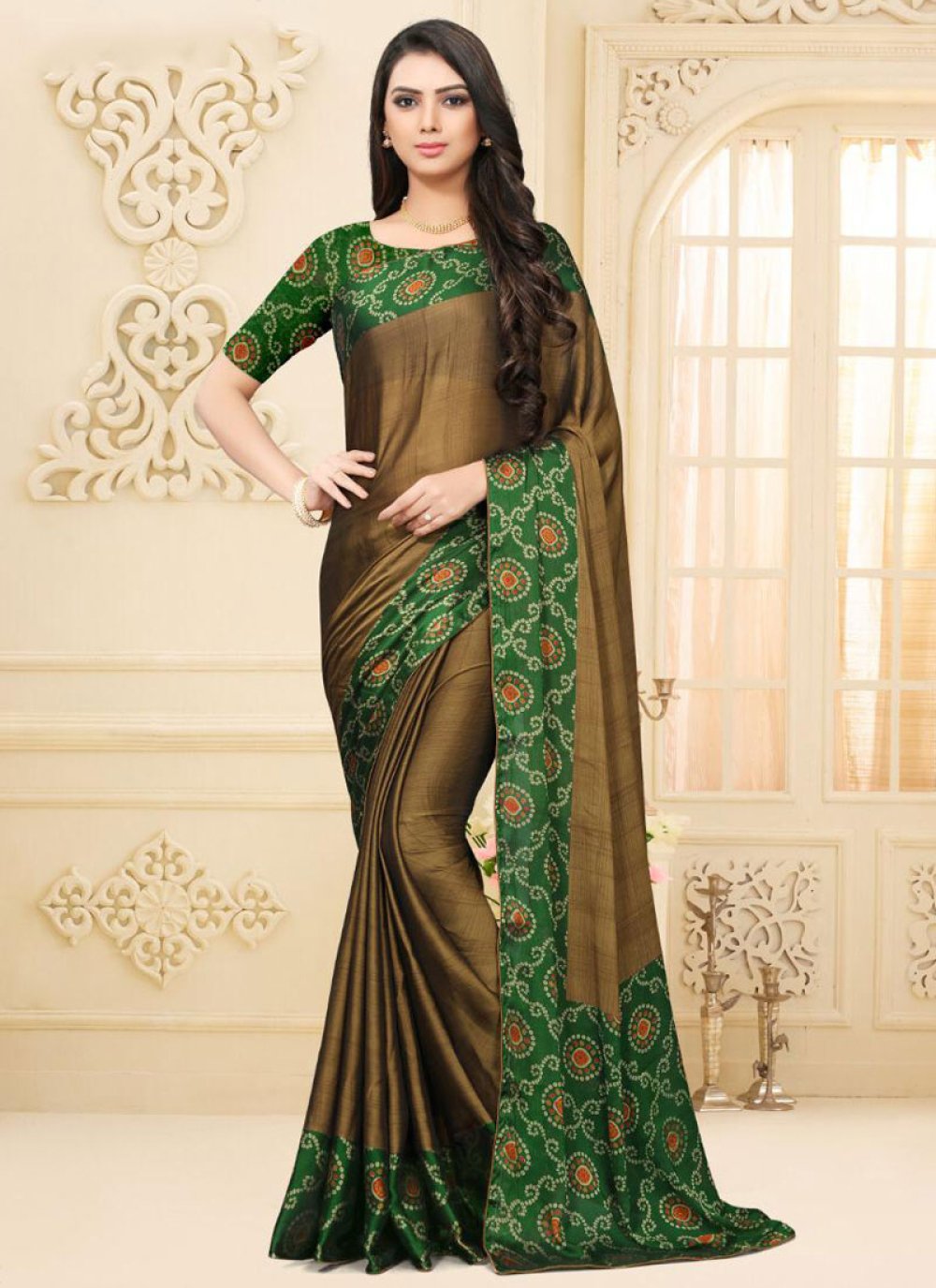 chiffon saree below 1000