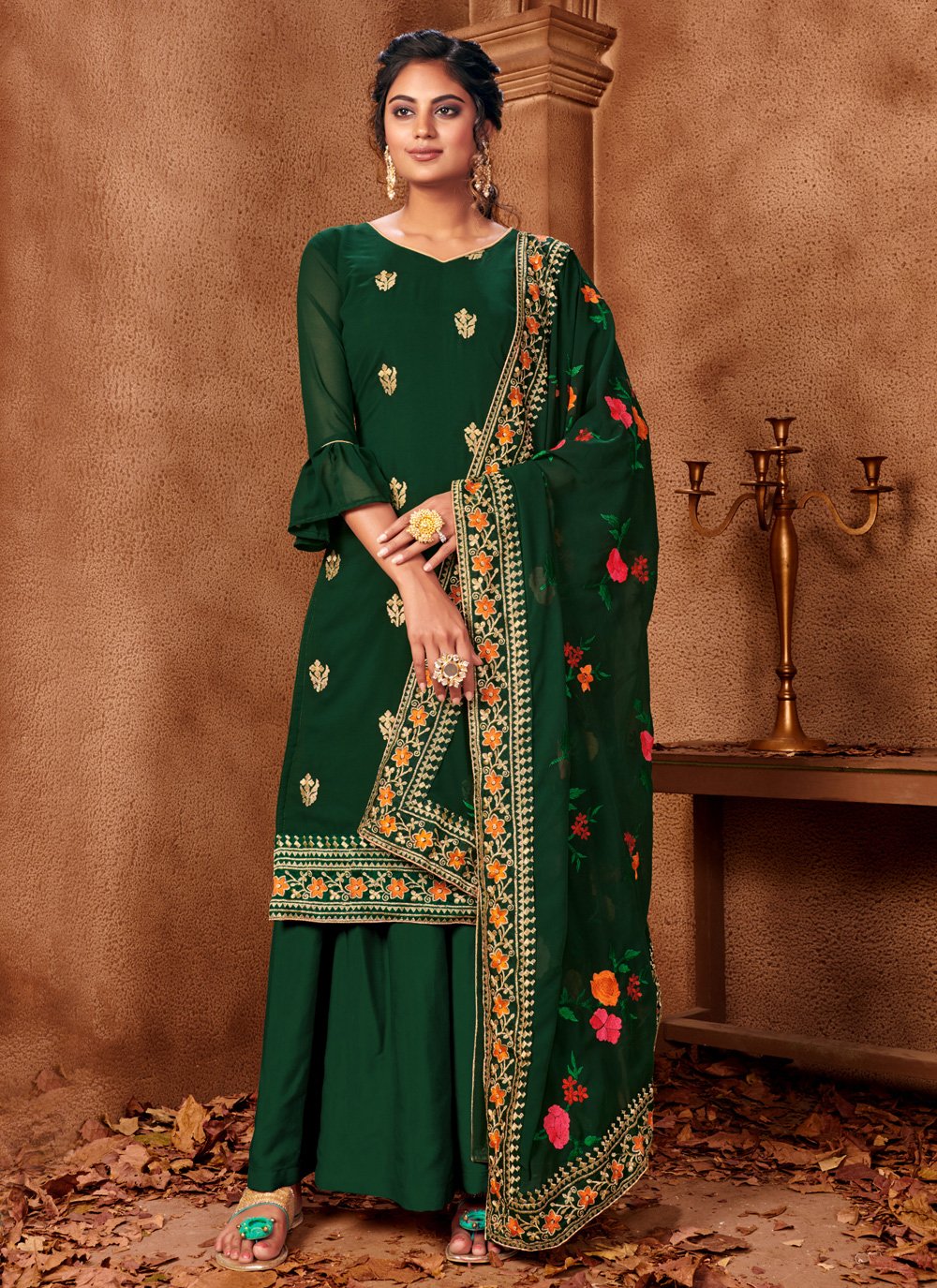 Buy Green Salwar Kameez 159236