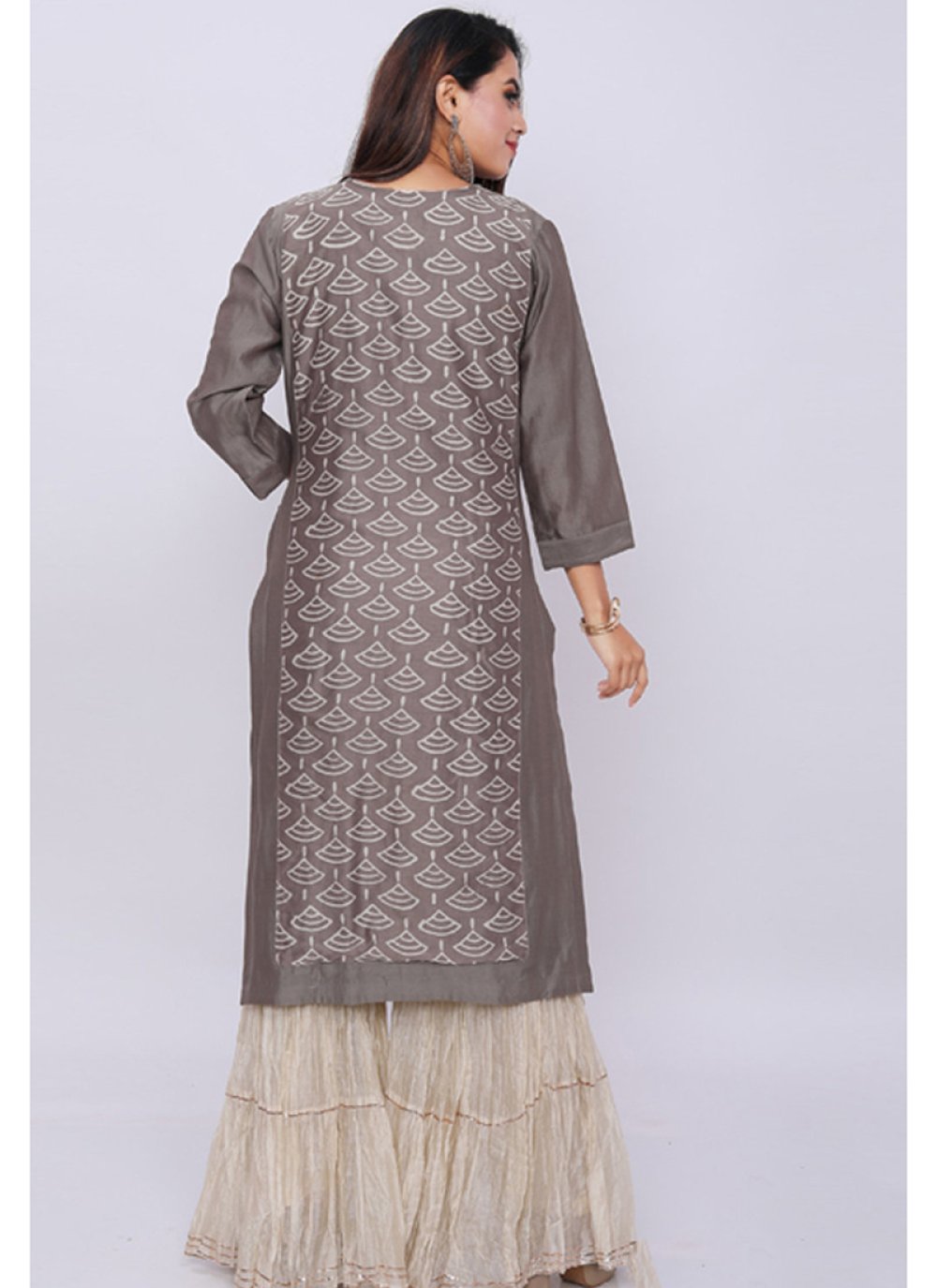 Buy Grey Color Salwar Kameez Online