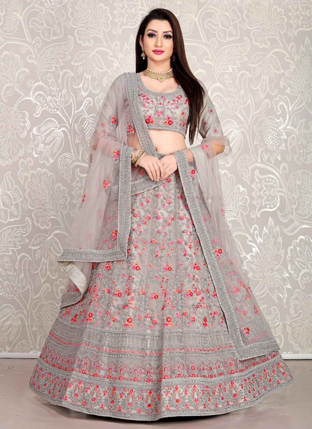 embroidered lehenga choli